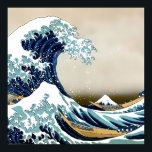High Quality Great Wave off Kanagawa (24" x 24") ポスター<br><div class="desc">The Great Wave off Kanagawa (神奈川沖浪裏 Kanagawa-oki nami ura?, "Under a wave off Kanagawa"), also known as The Great Wave or simply The Wave, is a woodblock print by the Japanese ukiyo-e artist Hokusai. It was published sometime between 1829 and 1833[1] in the late Edo period as the first print...</div>