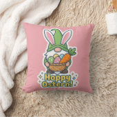 High-quality "Hoppy Easter" gnome illustration クッション (ブランケット)