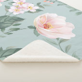 high-quality set of various watercolor flowersflow シェルパブランケット (3/4)