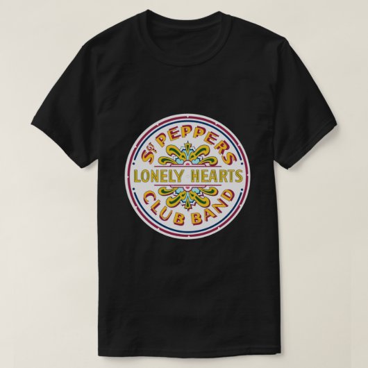 [HIGH QUALITY] Sgt Pepper Logo Classic T-Shirt Tシャツ (デザイン正面)