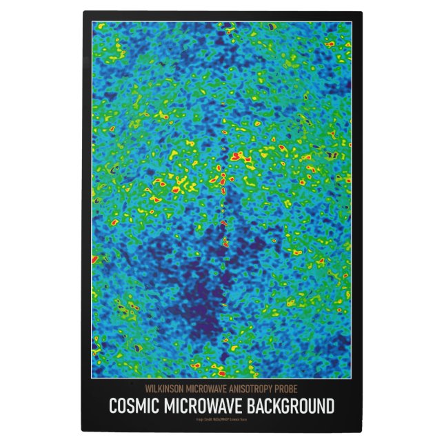 High Res Astronomy Cosmic Microwave背景 メタルプリント (正面)