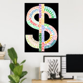 High Res Dollar Signポスター ポスター (ホームオフィス)