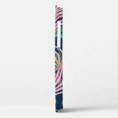 High-Res Waterカラーフローラ：詳細なテクスチャ Case-Mate iPhoneケース (裏面 / 左)