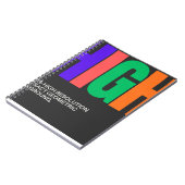 High-Resolution Abstract Art  ノートブック (左側)