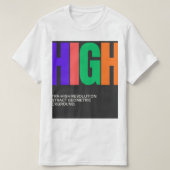 High-Resolution Abstract Art Tシャツ (デザイン正面)