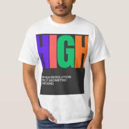High-Resolution Abstract Art Tシャツ