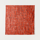 high resolution seamless rusty brick wall texture. タペストリー (正面(横))