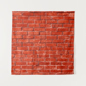 high resolution seamless rusty brick wall texture. タペストリー (正面)