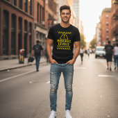 High Rizz Levels Caution Sign Funny Gen Z Slang Tシャツ