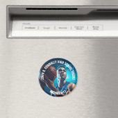 High School Basketball Player Photo Keepsake マグネット (インサイチュ (食洗機))