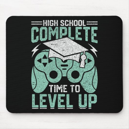 High School Complete Time To Level Up Video Game G マウスパッド (正面)