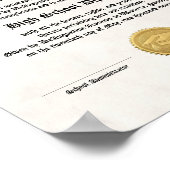 High School Diploma for Homeschool ポスター (角)