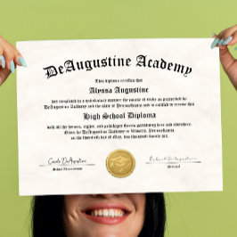 High School Diploma for Homeschool ポスター
