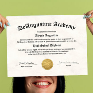 High School Diploma for Homeschool ポスター