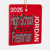High School Freshman Extraordinaire CUSTOM セラミックオーナメント (右)