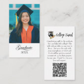 High School Graduate - College Fund card 名刺 (正面/裏面)