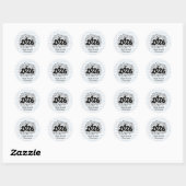 High School Graduate Loose Leaf Paper Sticker ラウンドシール (シート)