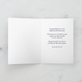 High School Graduation Grandnephew Religious カード (内部)