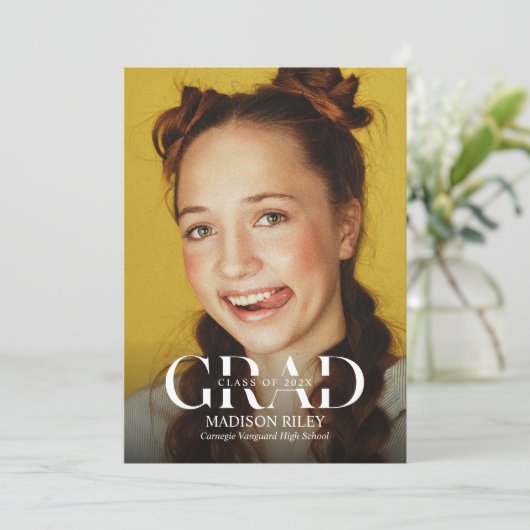 High School Graduation Invitation 招待状 (スタンド正面)