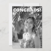 High School or College Graduation Party 招待状 (正面)