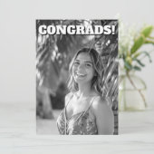 High School or College Graduation Party 招待状 (スタンド正面)