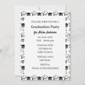 High School or College Graduation Party 招待状 (裏面)