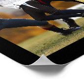 High School Sports Senior 5 Photo Collage ポスター (角)