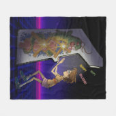 “High Score” Fleece Blanket フリースブランケット (正面(横))