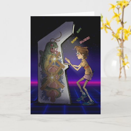 “High Score” Greeting card カード (黄色い花)