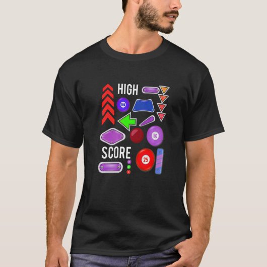 High Score Pinball Tシャツ (正面)
