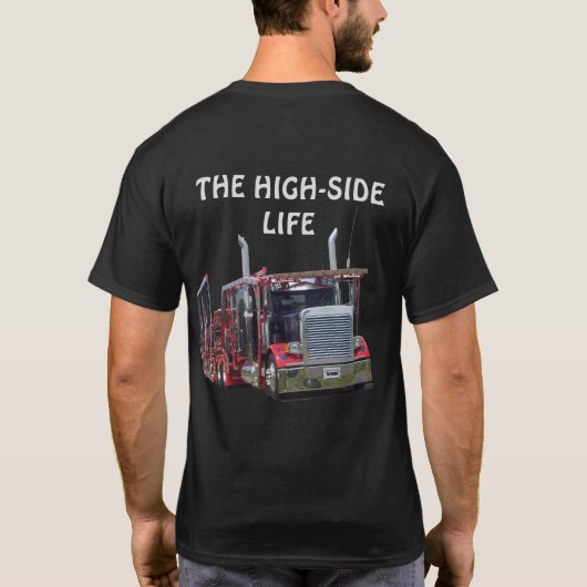 HIGH-SIDEの生命車HAULINのTシャツ Tシャツ (裏面)