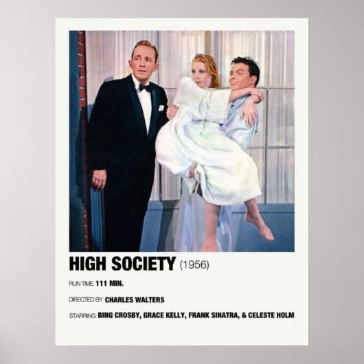 High Society 1956オルタナティブ映画 ポスター (正面)