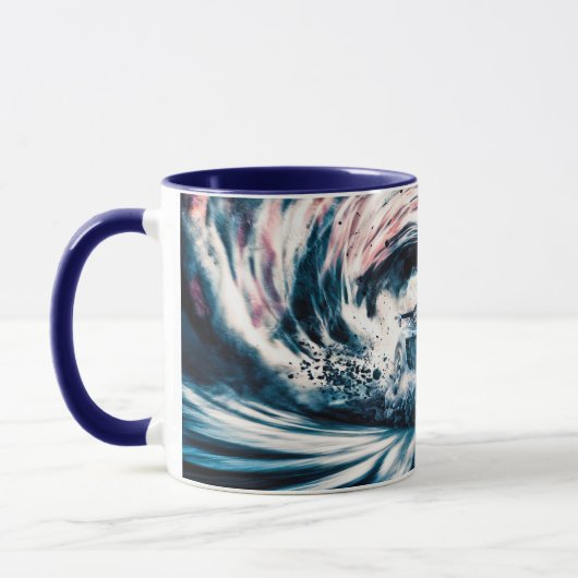 High Speed Sports Car Drifting Hard マグカップ (左)