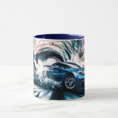 High Speed Sports Car Drifting Hard マグカップ (中央)