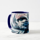 High Speed Sports Car Drifting Hard マグカップ (正面左)