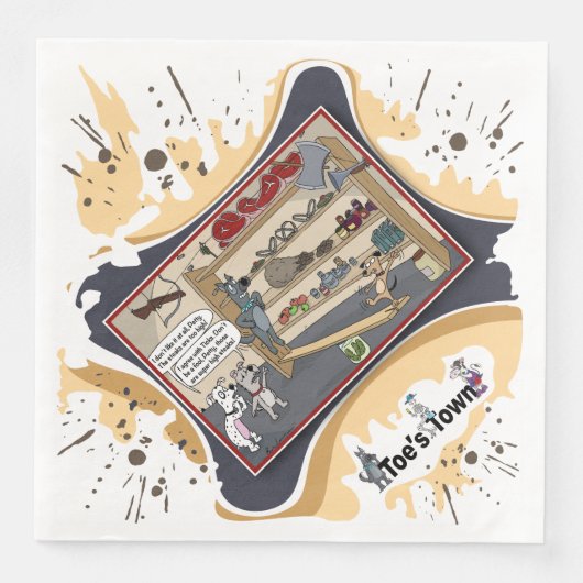 High Steaks | Friends Dinner Napkin (正面)