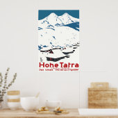 High Tatra Poster The ideal winter sports area ポスター (キッチン)