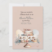 High Tea Bridal Showerの招待 招待状 (正面)