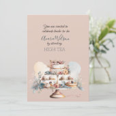 High Tea Bridal Showerの招待 招待状 (スタンド正面)