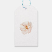 High Tea Pastel Gold Bridal Shower ギフトタグ (裏面)