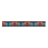 High Tech Rainbow Circuit Board Ribbon グログランリボン (正面)