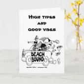 HIGH TIDES and GOOD TIMES *40th*誕生日・カード カード (黄色い花)