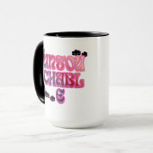 High Value Baddie Energy Mug – Empower Your Vibe  マグカップ (正面左)