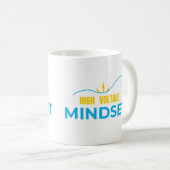 High Voltage Mindset Mug-Energy Motivation Design コーヒーマグカップ (正面右)