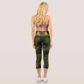 High Waisted Capri Leggings – Flowers for the Soul カプリレギンス (裏面)