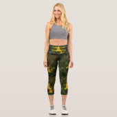 High Waisted Capri Leggings – Flowers for the Soul カプリレギンス (正面)