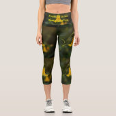 High Waisted Capri Leggings – Flowers for the Soul カプリレギンス (正面)