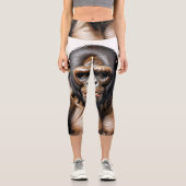 High Waisted Capris カプリレギンス (正面)