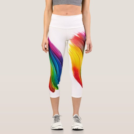 High Waisted Capris カプリレギンス (正面)