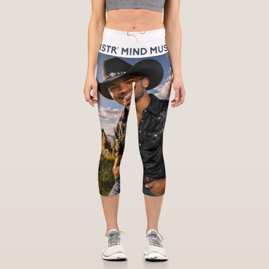 High Waisted Capris カプリレギンス (正面)